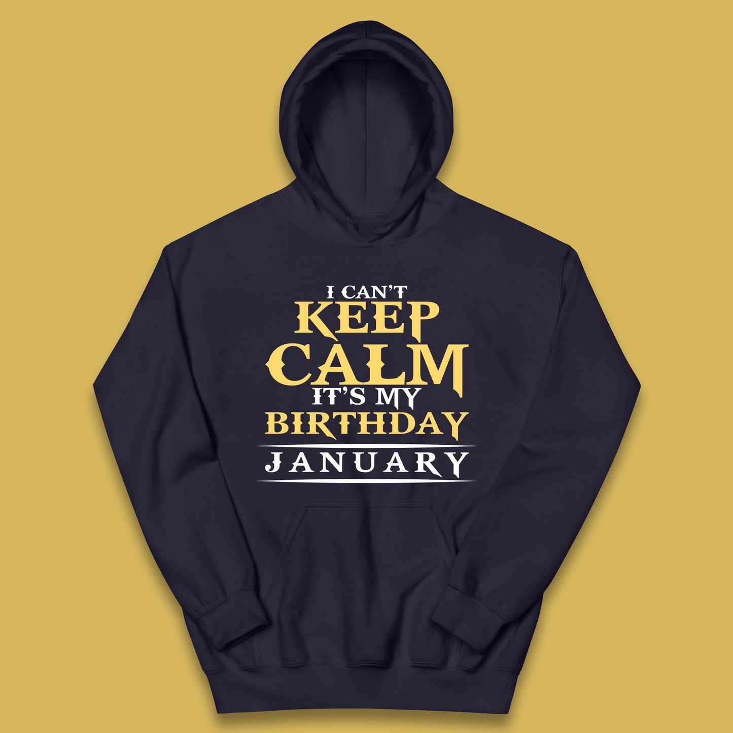 January Birth Party Kids Hoodie