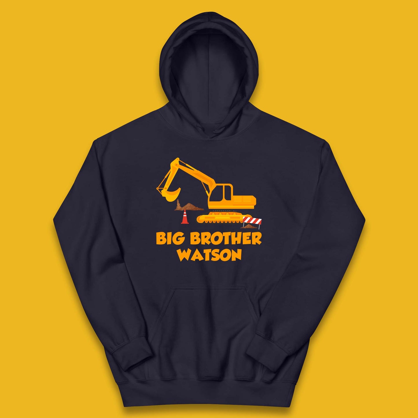 Personalised Big Brother Your Name Promoted To Big Brother Siblings Announcement Gift Kids Hoodie