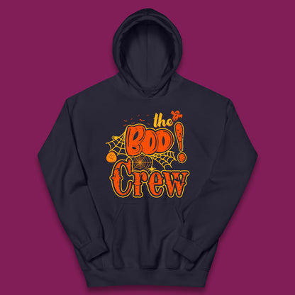 The Boo Crew Halloween Boo Squad Horror Scary Spokky Matching Costume Kids Hoodie
