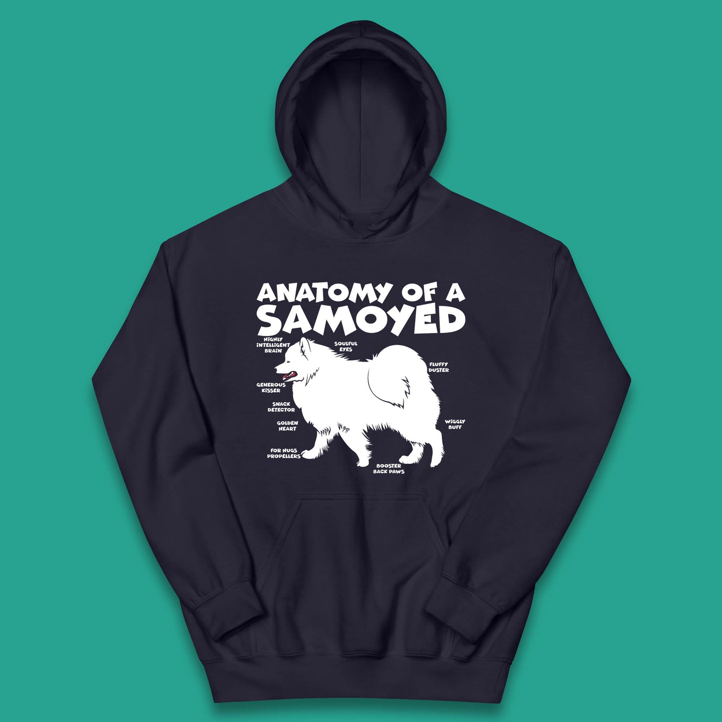 Samoyed Kids Hoodie for Sale