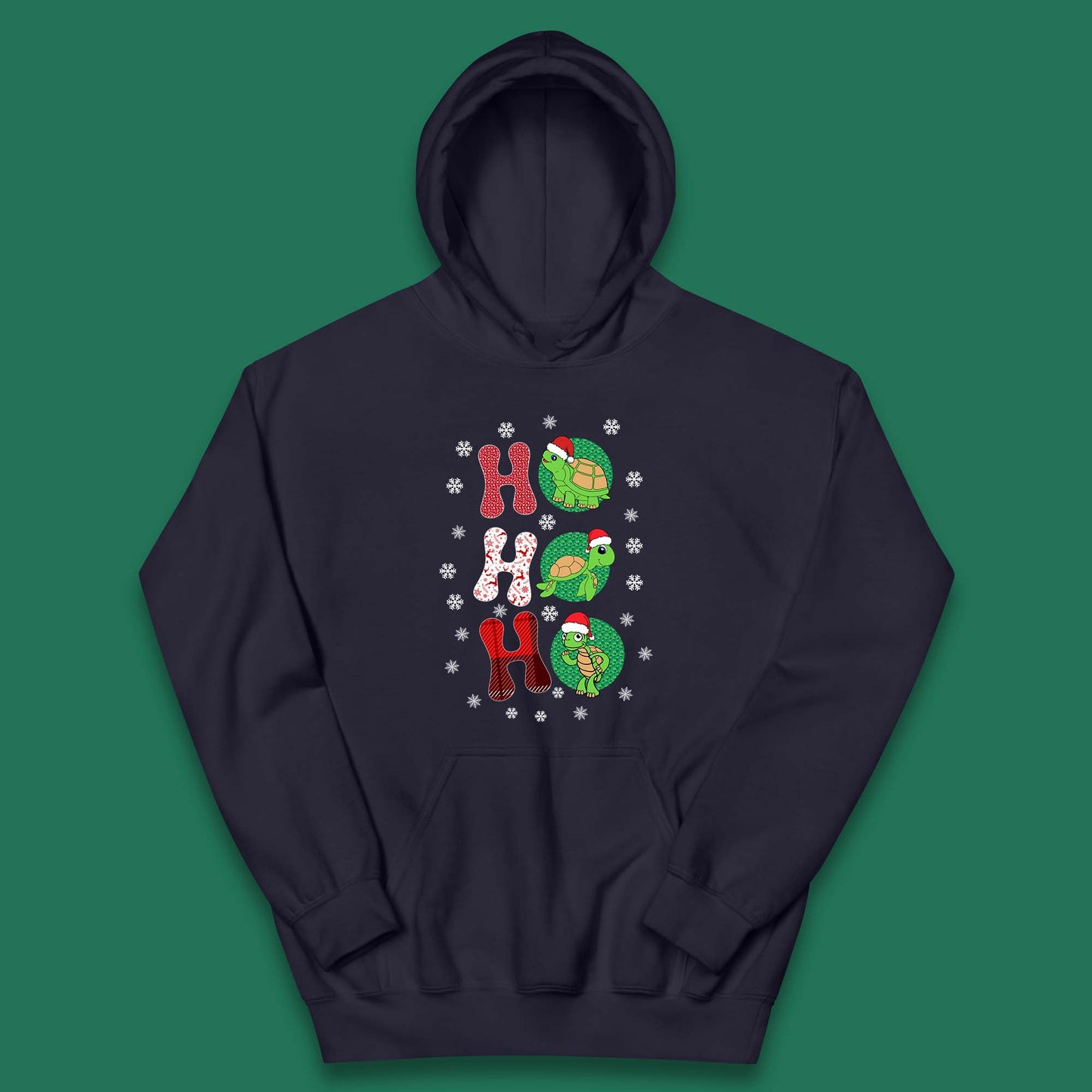 turtles santa kids hoodie