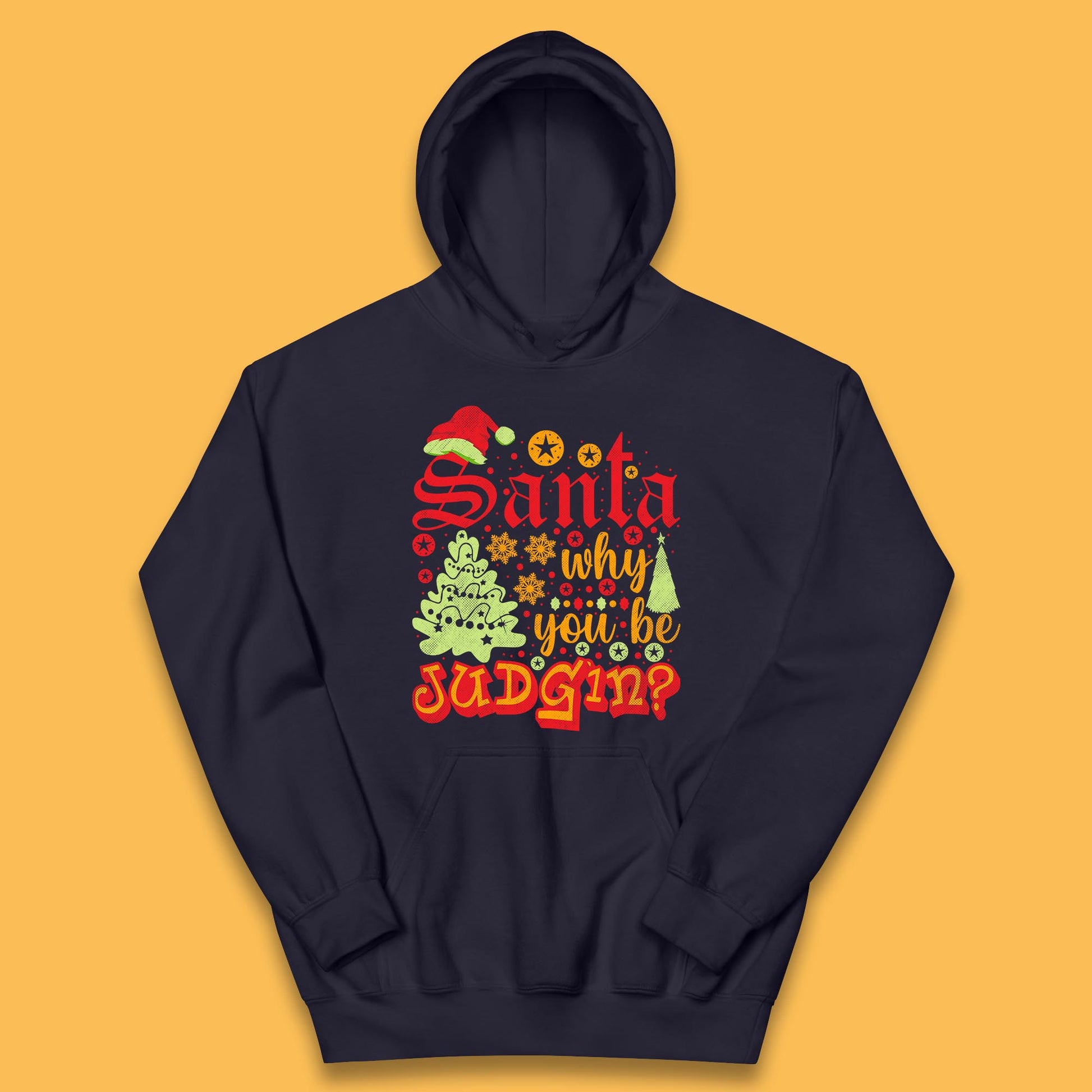 funny santa quotes hoodie