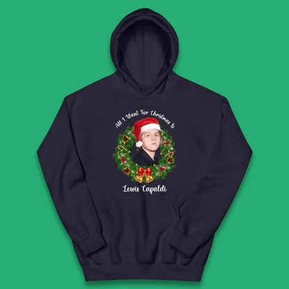 Lewis Capaldi Christmas Kids Hoodie