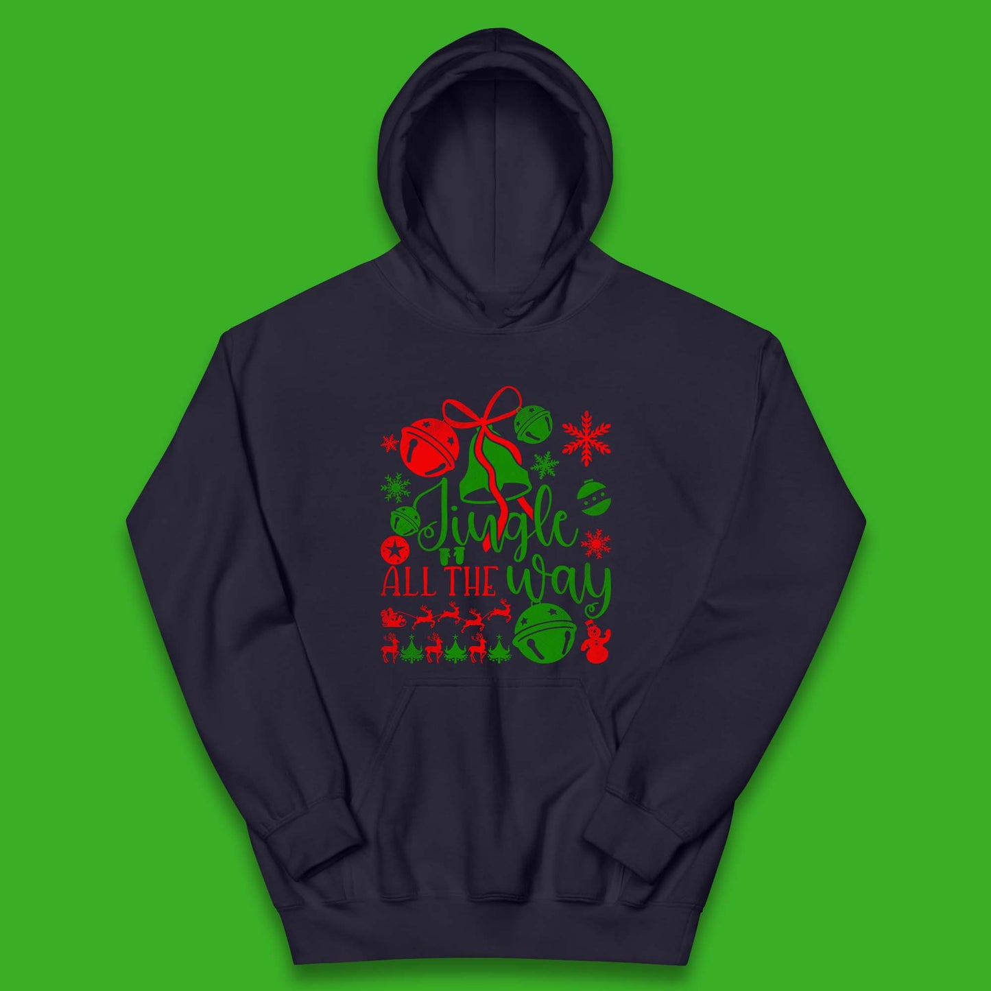 jingle all the way christmas hoodie