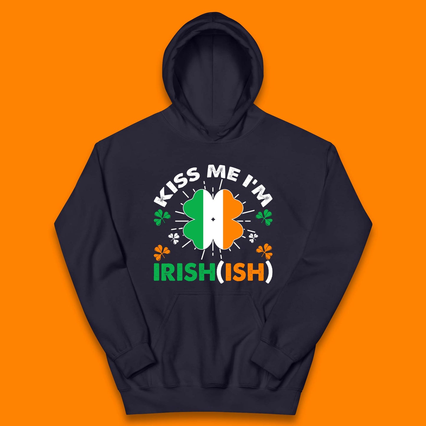 Kiss Me I'm Irish Kids Hoodie