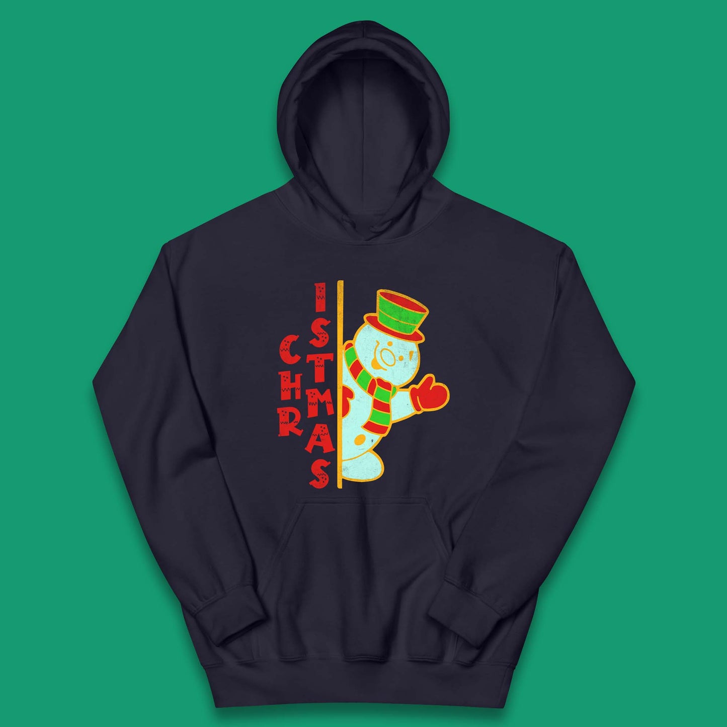 Christmas Snowman Kids Hoodie