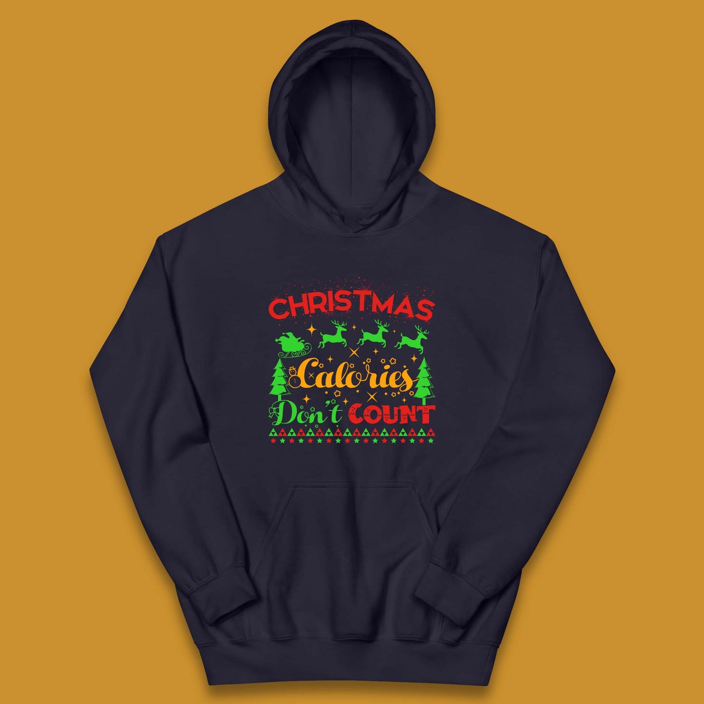 christmas calories don't count hoodie