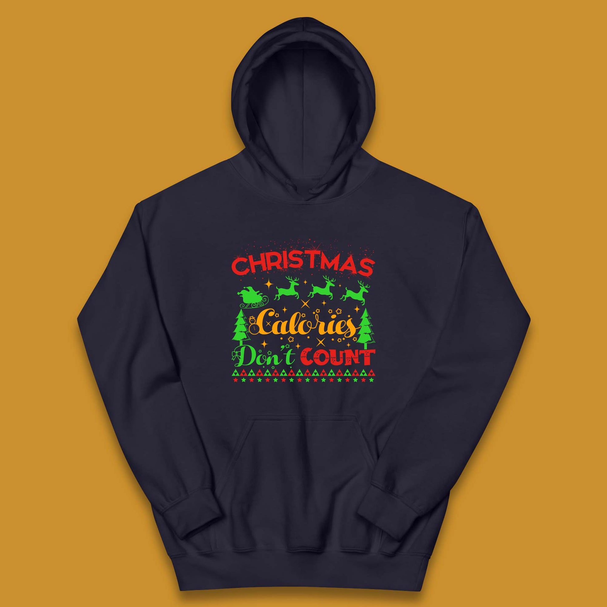 christmas calories don't count hoodie