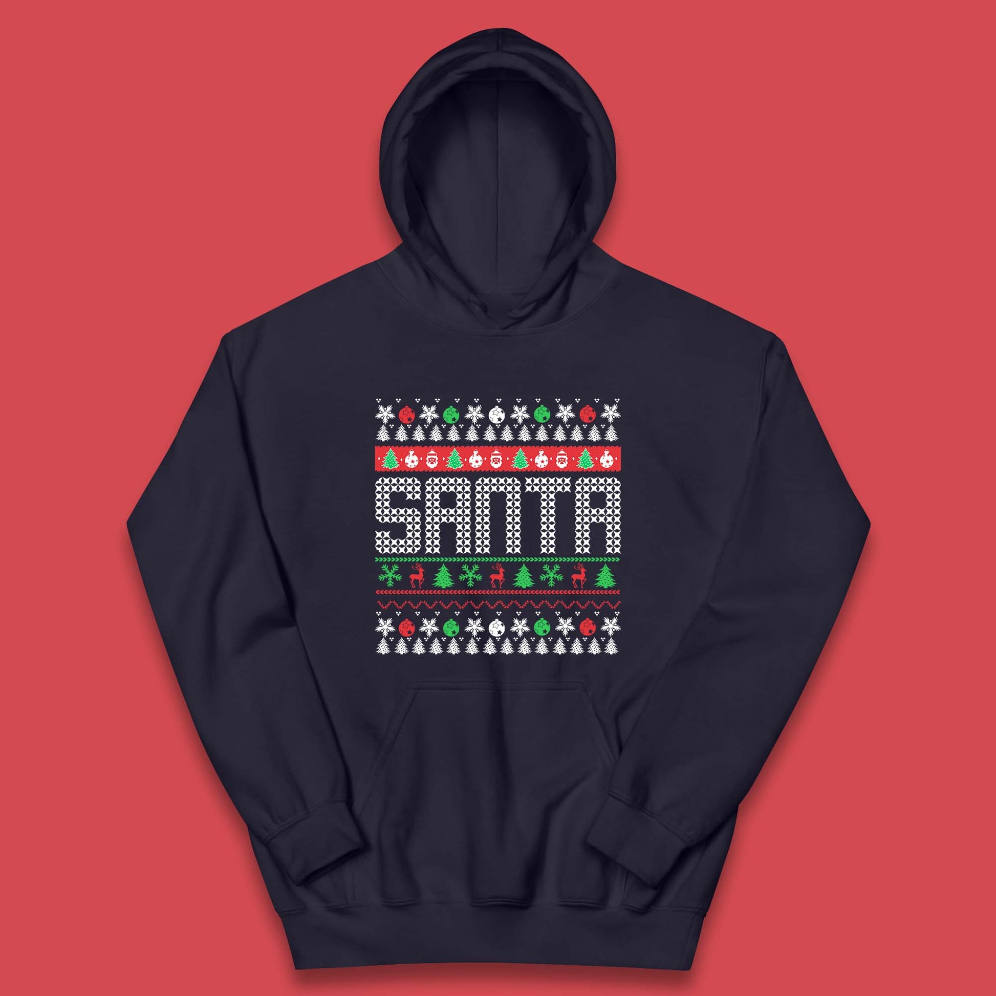 christmas santa hoodie