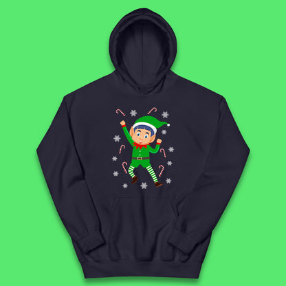 christmas elf cartoon hoodie