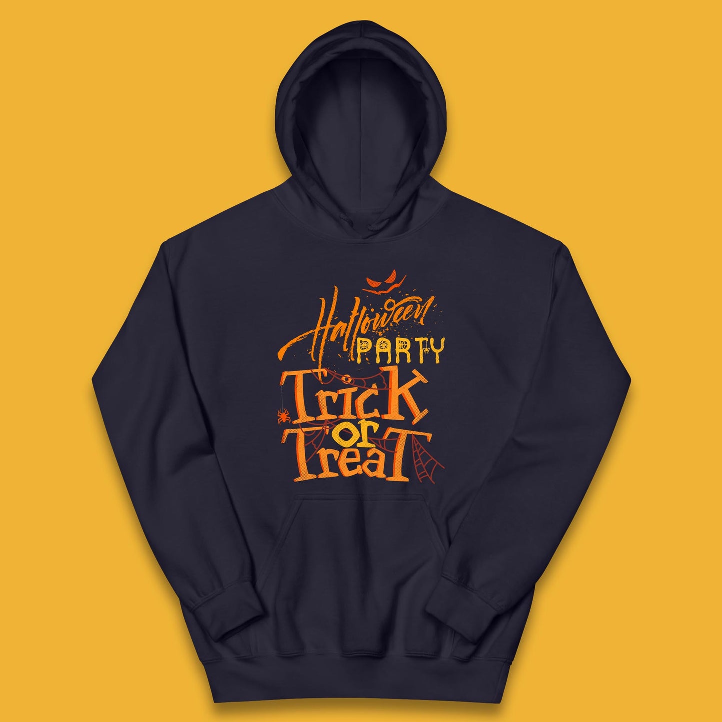 Happy Halloween Trick Or Treat Horror Scary Spooky Vibes Kids Hoodie