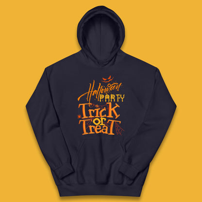 Happy Halloween Trick Or Treat Horror Scary Spooky Vibes Kids Hoodie