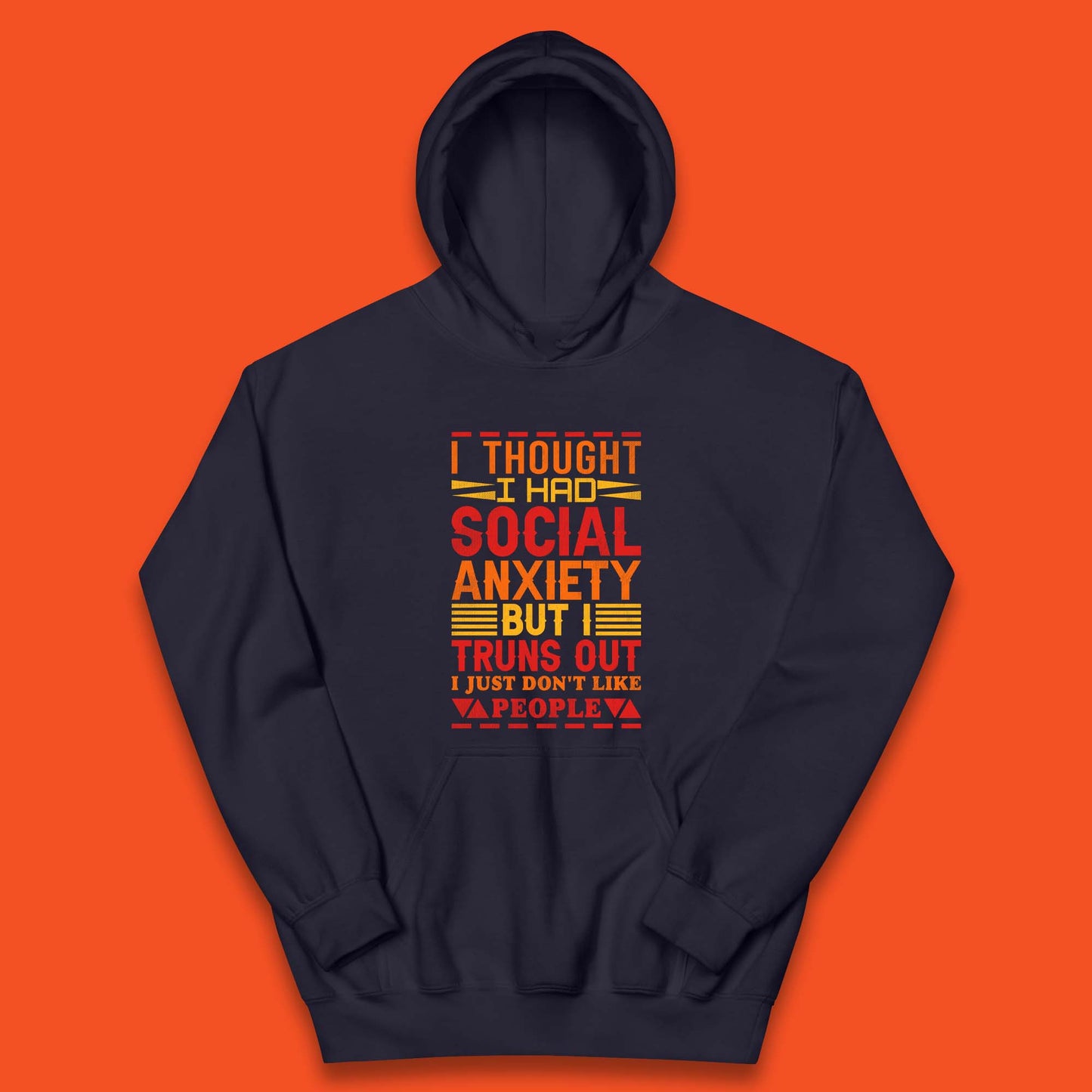 Social Anxiety Kids Hoodie