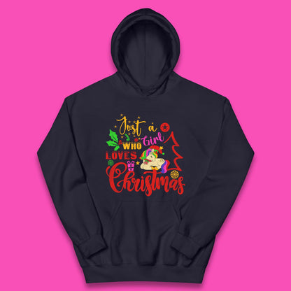 Unicorn Christmas Kids Hoodie