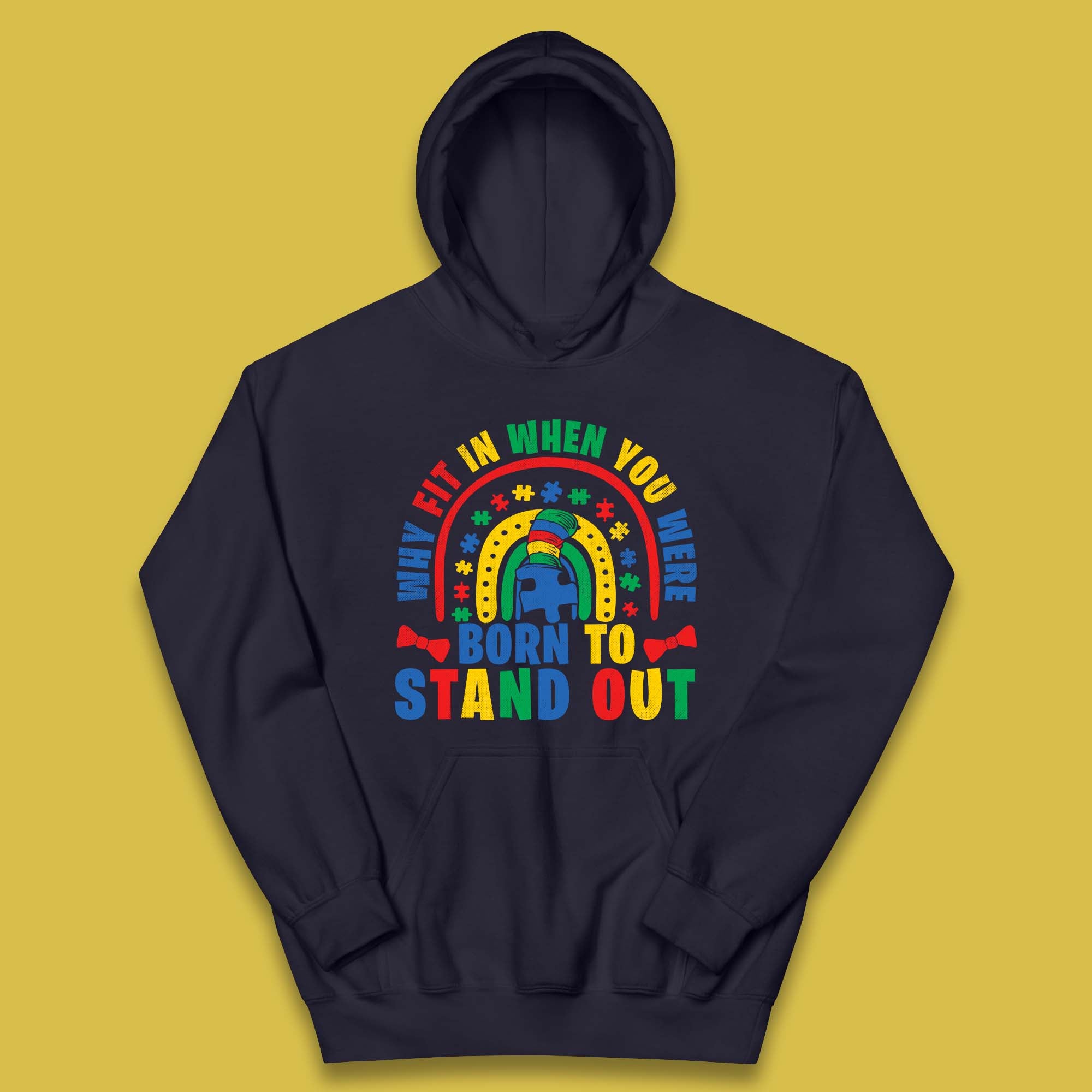 You Were Born To Stand Out Kids Hoodie