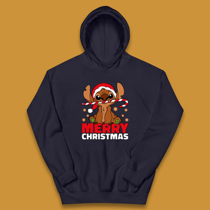 Gingerbread Stitch Christmas Kids Hoodie