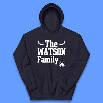 Personalised Halloween Family Your Name Horror Scary Spooky Matching Costume Kids Hoodie