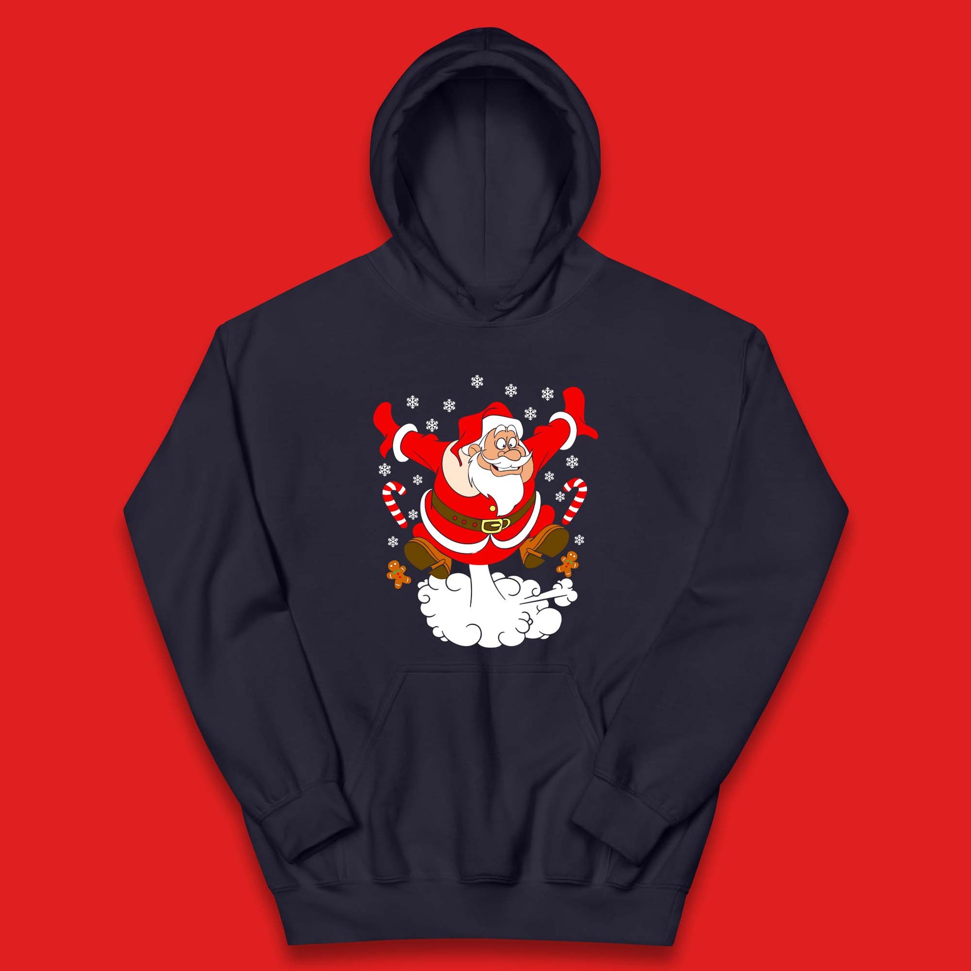 Farting Santa Claus Kids Hoodie Shop for Christmas Sale UK