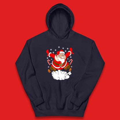 farting santa claus christmas hoodie
