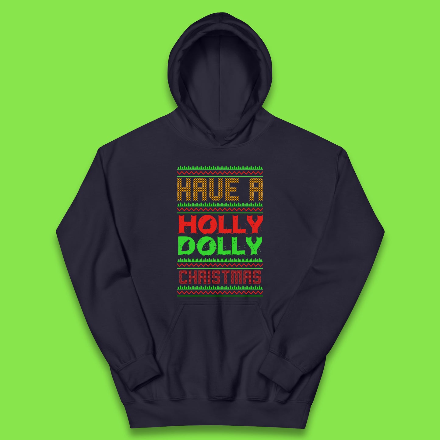 holly dolly christmas hoodie