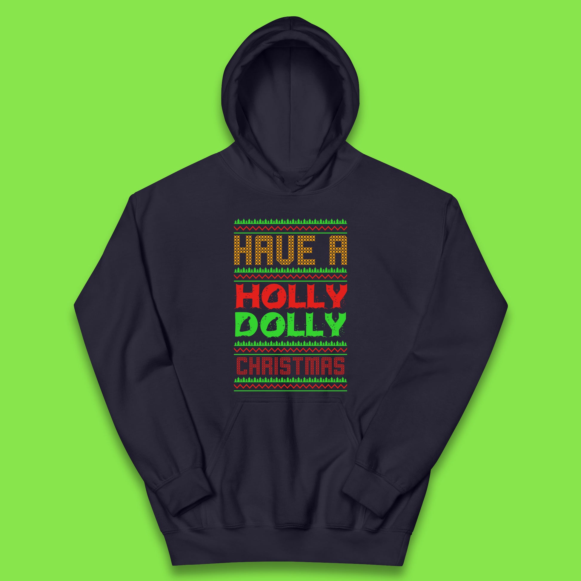 holly dolly christmas hoodie
