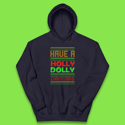 holly dolly christmas hoodie