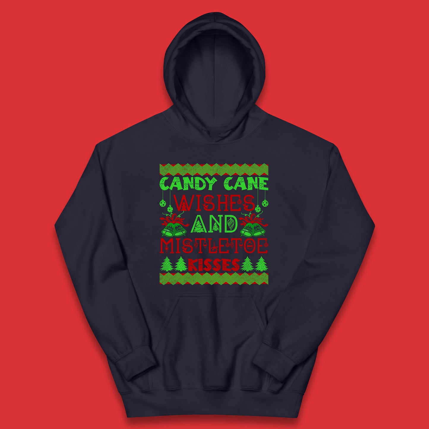candy cane christmas hoodie