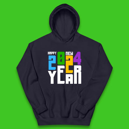 Happy New Year 2024 Kids Hoodie