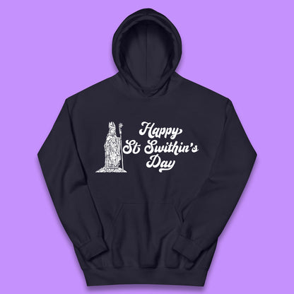 Happy St. Swithin's Day Swithun Weather Folklore Saint Swithun's Day Kids Hoodie