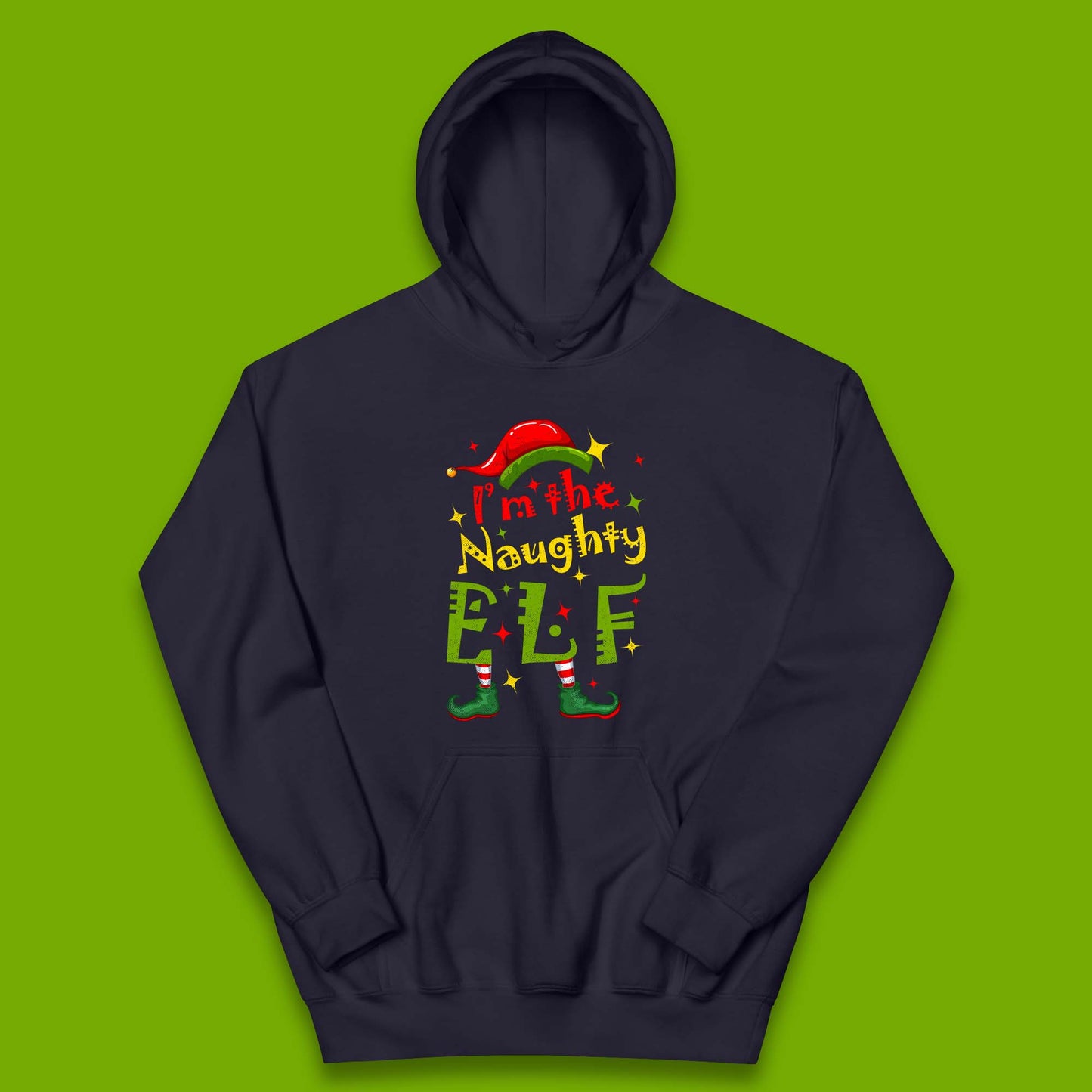 naughty elf hoodie
