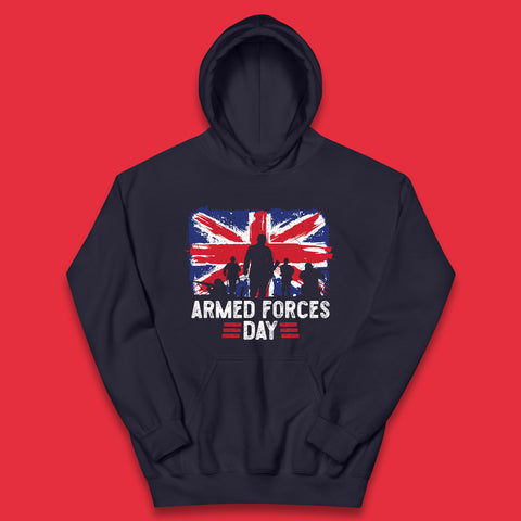 UK Armed Forces Day 2024 Kids Hoodie