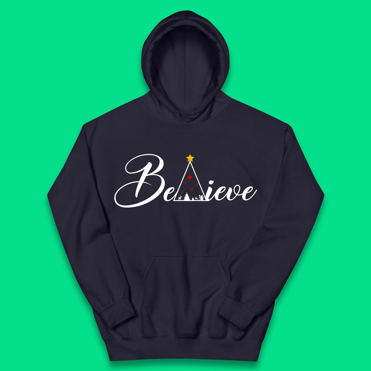 believe christmas hoodie