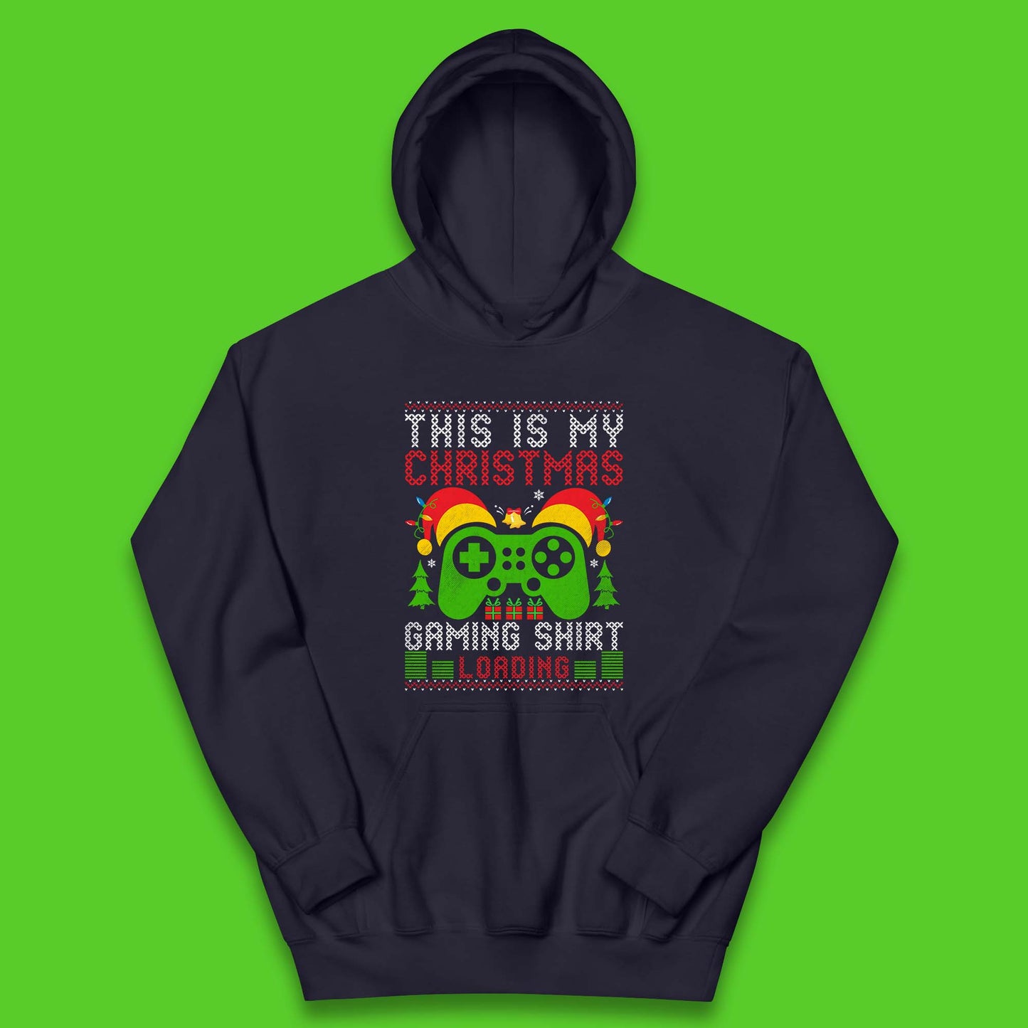 Loading Gamer Christmas Kids Hoodie