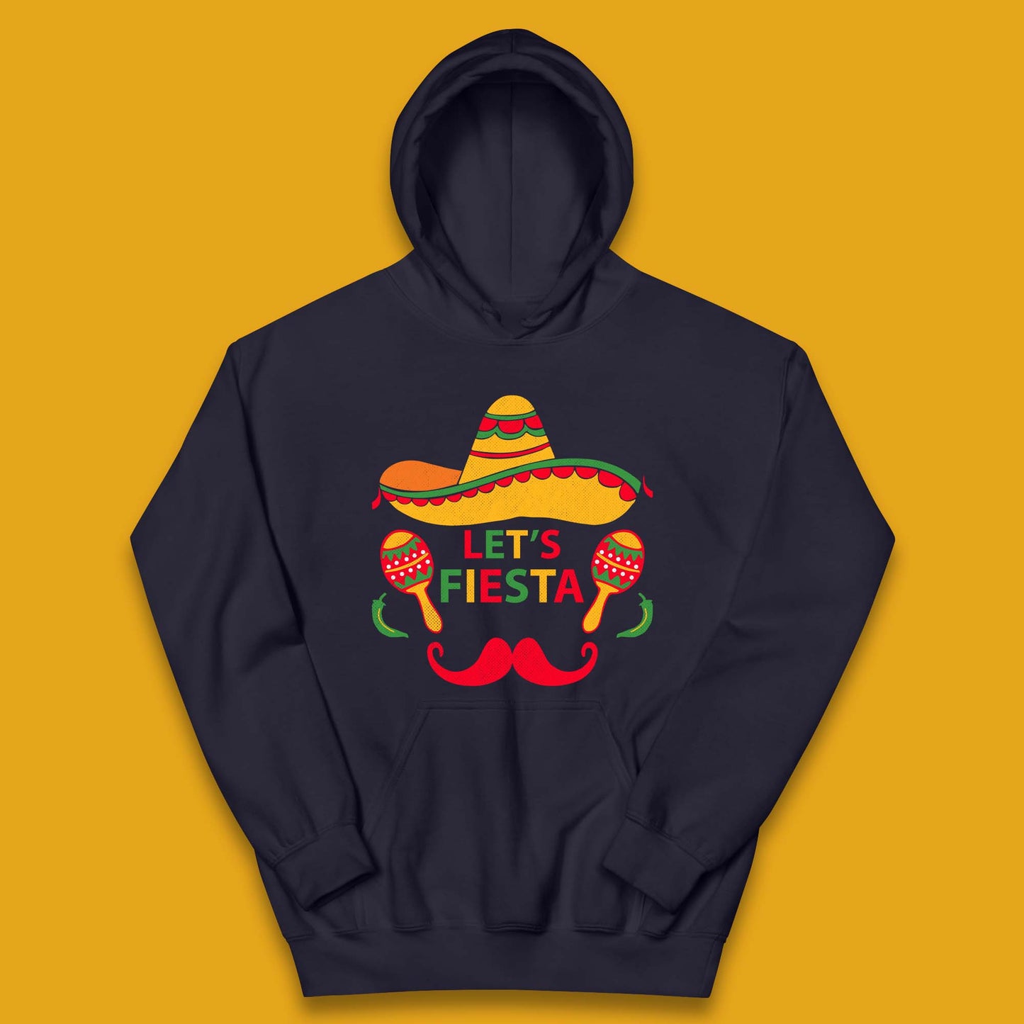 Let's Fiesta Cinco De Mayo Kids Hoodie