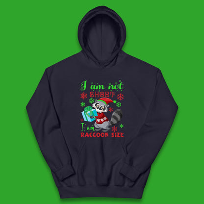 Raccoon Christmas Kids Hoodie
