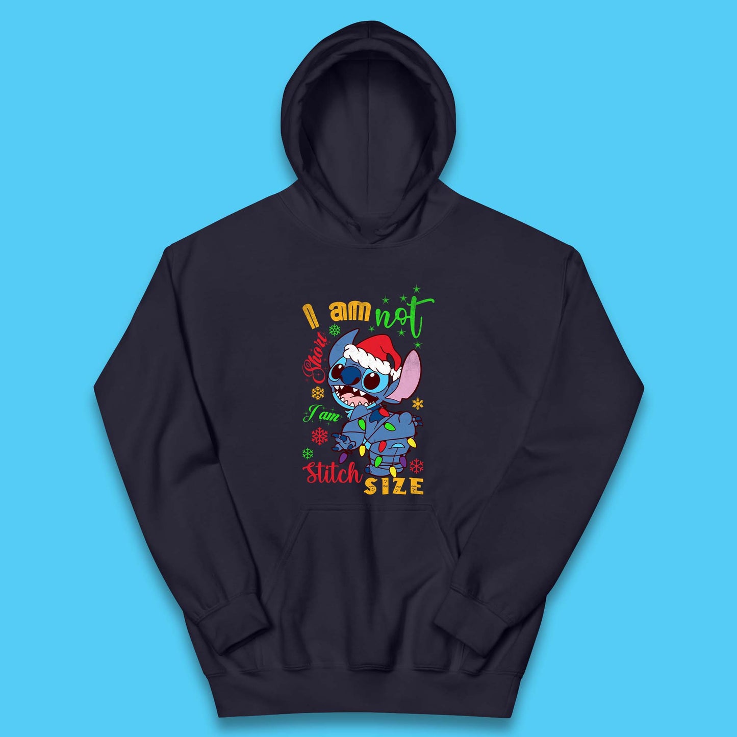 Stitch Size Christmas Kids Hoodie