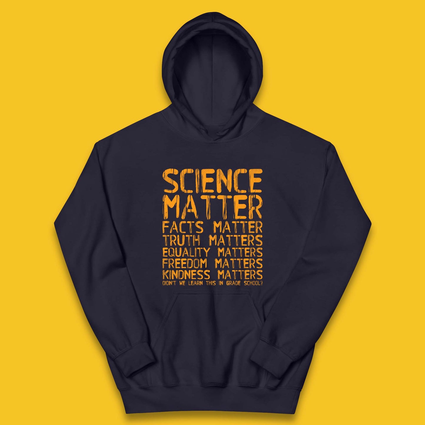 Science Matters Facts Matters Kids Hoodie