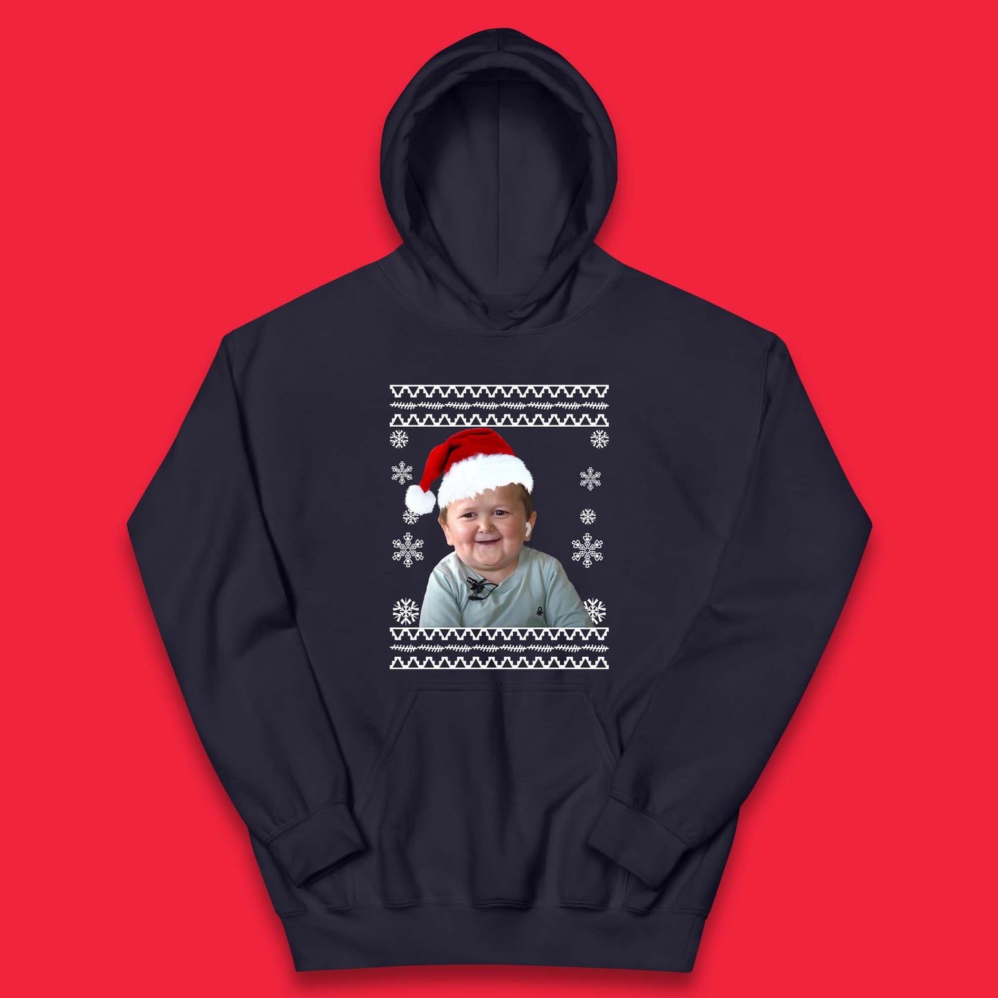 Santa Hasbulla Magomedov Christmas Kids Hoodie