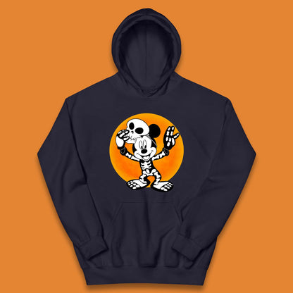 Disney Halloween Mickey Mouse Skelton Costume Disney World Horror Scary Disneyland Trip Kids Hoodie
