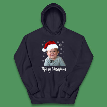 Santa Hasbulla Merry Christmas Kids Hoodie