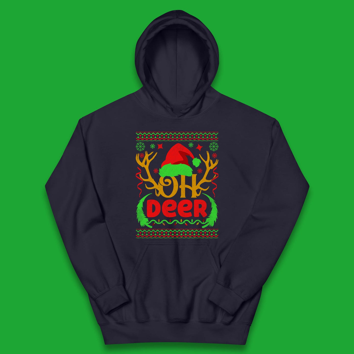 deer antlers christmas hoodie