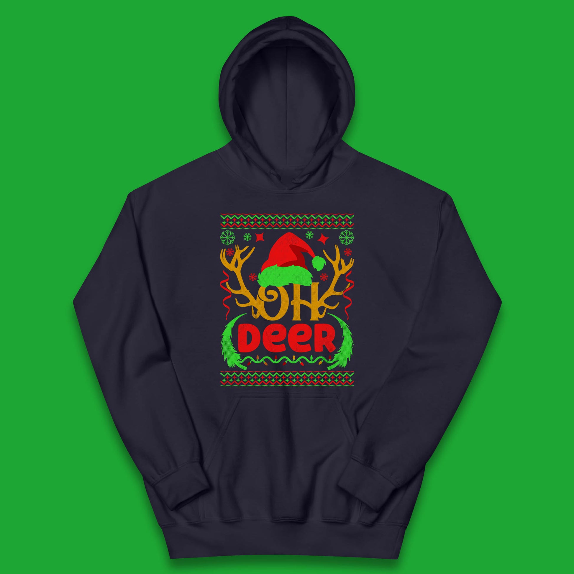 deer antlers christmas hoodie