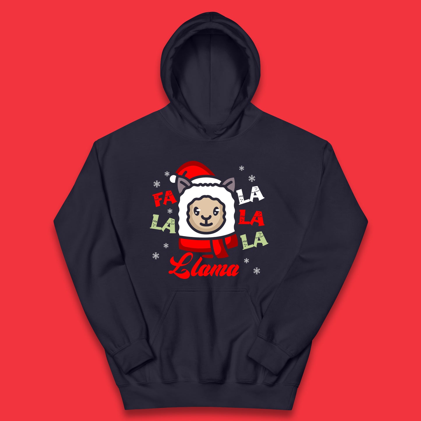 llama christmas hoodie