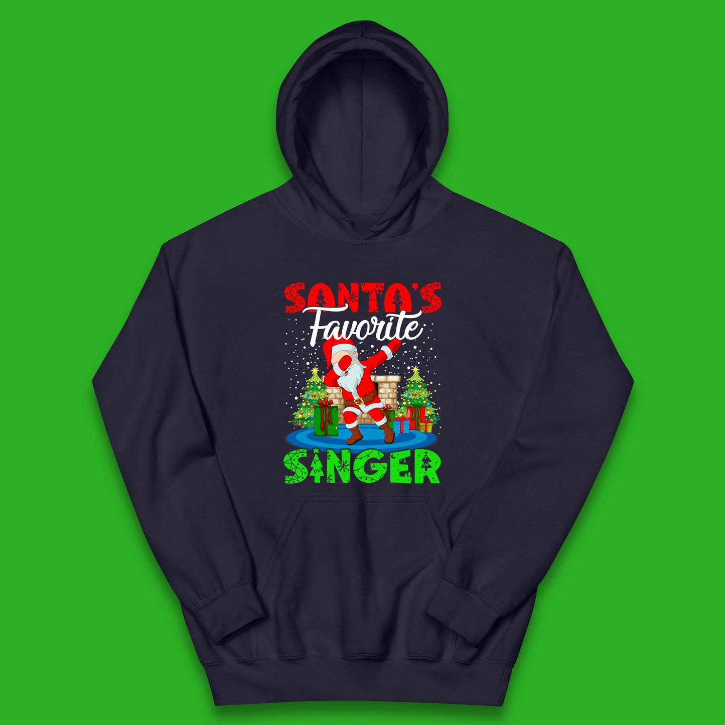 christmas dabbing santa hoodie