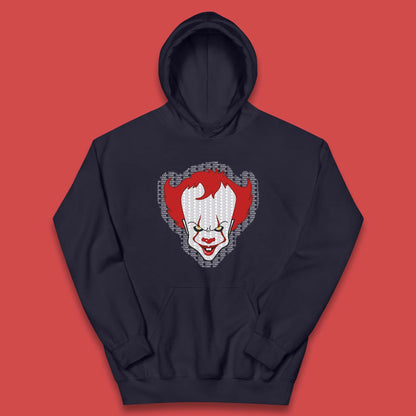 Come Home IT Pennywise Clown Halloween Clown Horror Movie Fictional Character Kids Hoodie