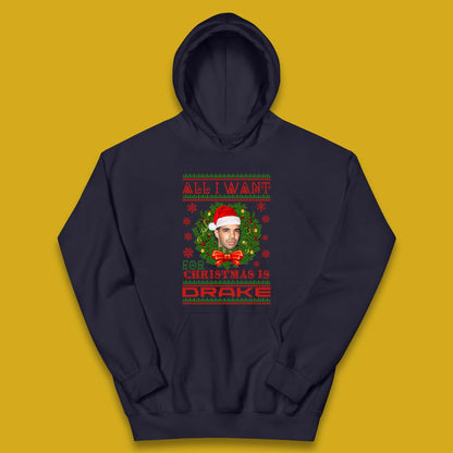Drake Christmas Kids Hoodie