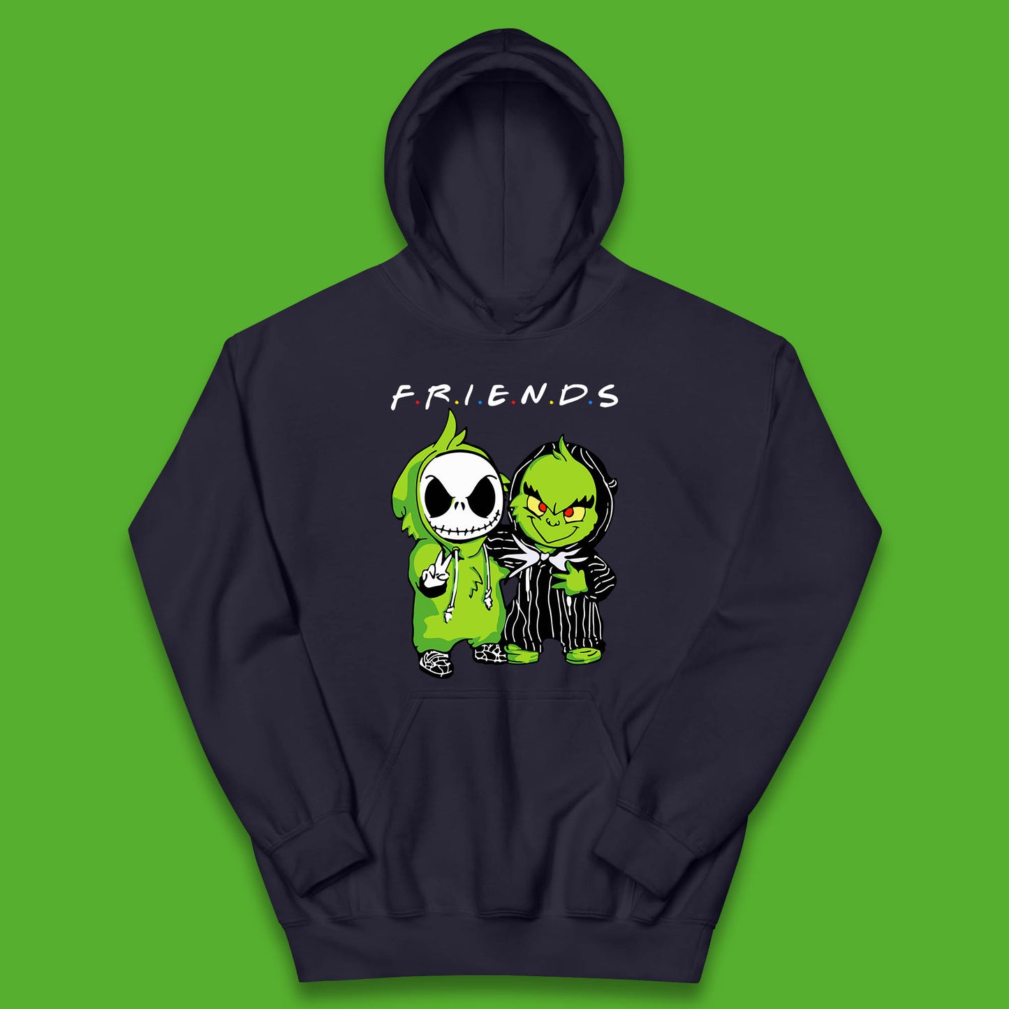 grinch and jack skellington hoodie