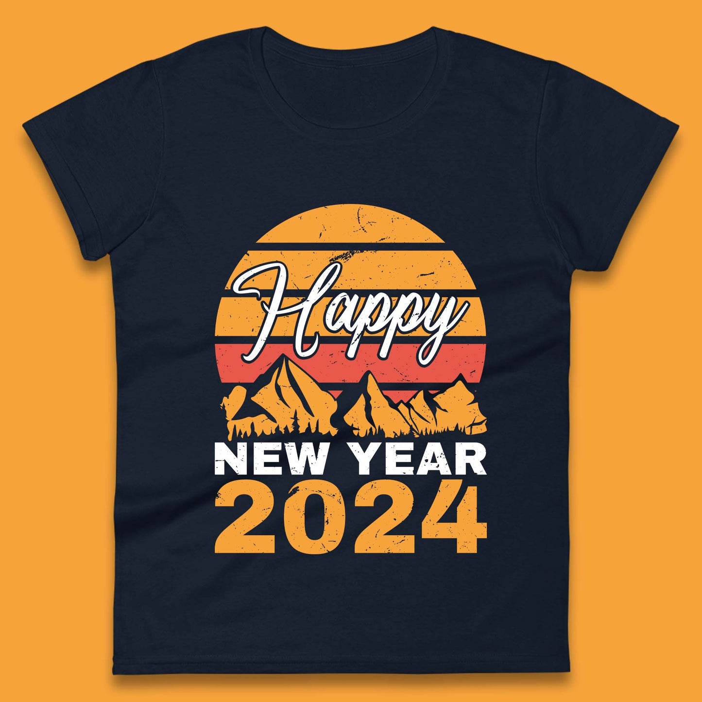 Happy New Year 2024 Camping Camping Womens T-Shirt
