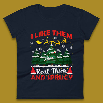 Sprucy Christmas Womens T-Shirt