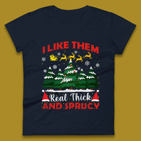 Sprucy Christmas Womens T-Shirt